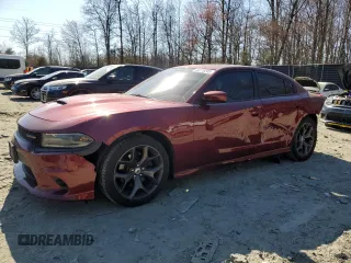 2019 Dodge Charger GT with VIN 2C3CDXHG3KH754458, listed as a Copart auction lot 48778245 with 76,256 mi miles and Salvage Title. Bid and sale history available at DreamBid. Image 1.