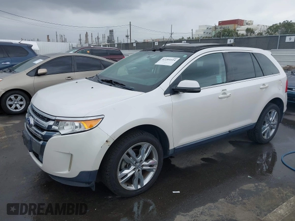 2013 Ford Edge Limited with VIN 2FMDK3KCXDBC06883, listed as a IAAI auction lot 42204414 with 109,605 mi miles and . Bid and sale history available at DreamBid. Image 2.