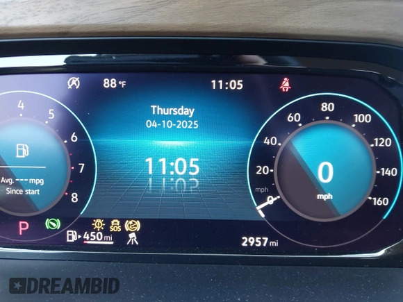 2025 Volkswagen Atlas SE with VIN 1V2WR2CAXSC519735, listed as a IAAI auction lot 42014761 with 2,957 mi miles and . Bid and sale history available at DreamBid. Image 7.