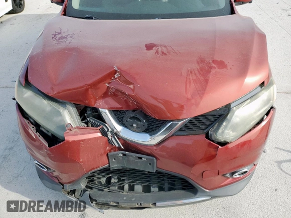 2014 Nissan Rogue S with VIN 5N1AT2MV5EC860815, listed as a Copart auction lot 50600905 with 134,476 mi miles and Salvage Title. Bid and sale history available at carsss.com. Image 12.