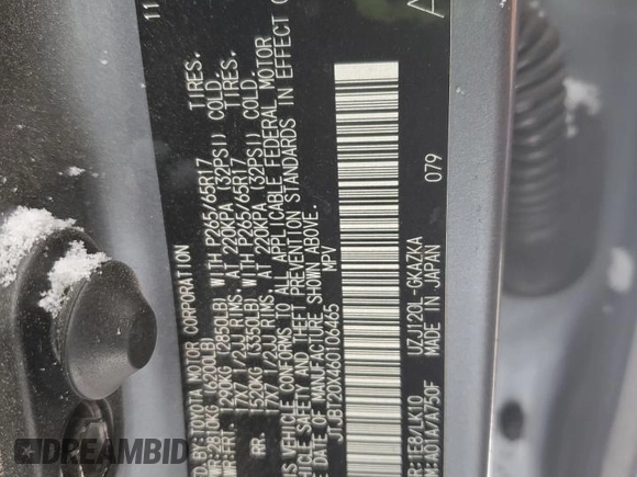 2006 Lexus GX 470 z VIN JTJBT20X460106465, wystawiony jako Copart lot #45705925 z przebiegiem 178 029 mil mil oraz Szkoda całkowita • Salvage title. Historia ofert i sprzedaży dostępna na DreamBid. Obrazek 14.