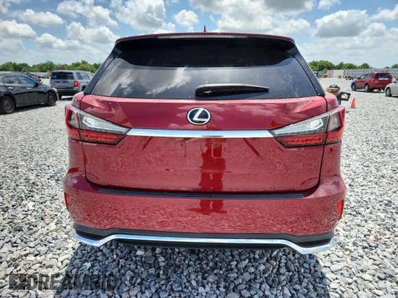 2021 Lexus RX 350L with VIN JTJHZKEA6M2018970, listed as a Copart auction lot 58027705 with 65,070 mi miles and Salvage title. Bid and sale history available at DreamBid. Image 6.