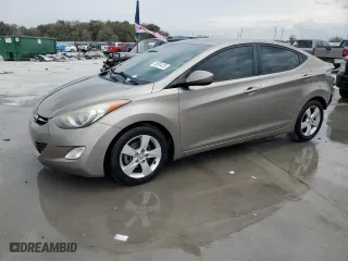 2013 Hyundai Elantra GLS PZEV with VIN 5NPDH4AE6DH344646, listed as a Copart auction lot 45891415 with 139,551 mi miles and Salvage Title. Bid and sale history available at carsss.com. Image 1.