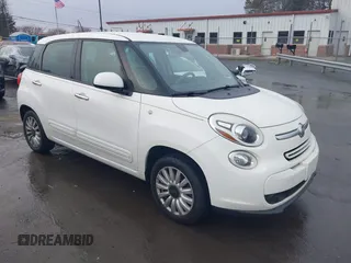 2014 FIAT 500L Easy with VIN ZFBCFABH8EZ025450, listed as a IAAI auction lot 41429105 with 199,200 mi miles and . Bid and sale history available at DreamBid. Image 1.