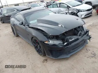 2018 Ford Mustang GT with VIN 1FA6P8CFXJ5126672, listed as a IAAI auction lot 41544616 with Not Provided miles. Bid and sale history available at carsss.com. Image 1.