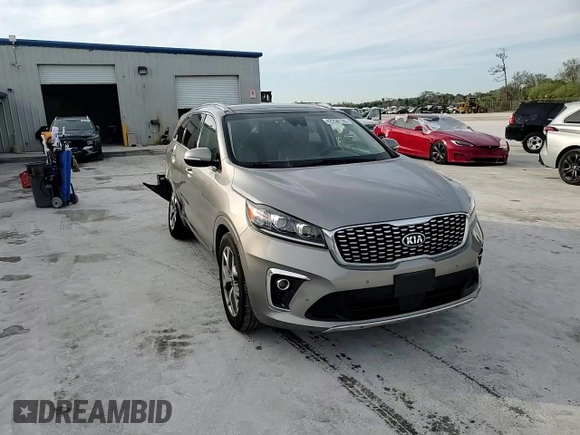 2019 Kia Sorento SX V6 with VIN 5XYPKDA59KG505820, listed as a Copart auction lot 42250135 with 59,097 mi miles and Salvage Title. Bid and sale history available at carsss.com. Image 14.