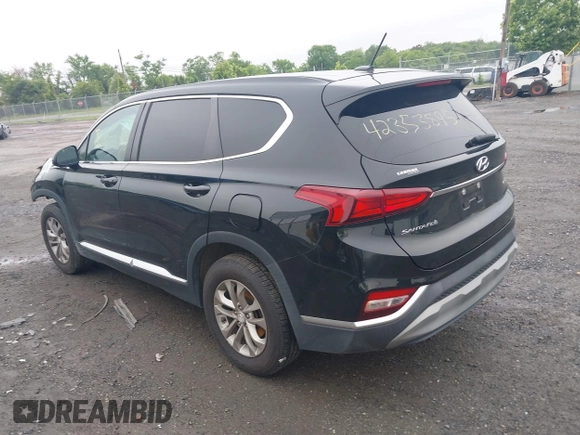 2020 Hyundai Santa Fe SE with VIN 5NMS2CAD8LH161464, listed as a IAAI auction lot 42353895 with 70,429 mi miles and . Bid and sale history available at DreamBid. Image 3.