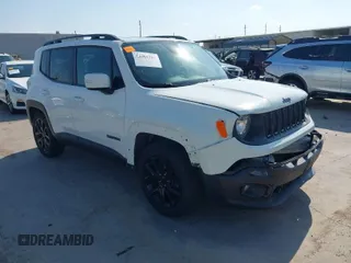 2018 Jeep Renegade Latitude with VIN ZACCJABB1JPG88987, listed as a IAAI auction lot 41865281 with 83,818 mi miles. Bid and sale history available at carsss.com. Image 1.
