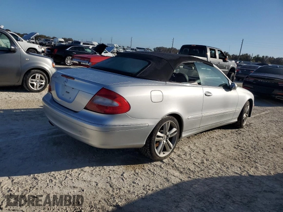 2006 Mercedes-Benz CLK 350 with VIN WDBTK56G96T064715, listed as a Copart auction lot 77665604 with Not Provided miles and Salvage Title. Bid and sale history available at DreamBid. Image 3.