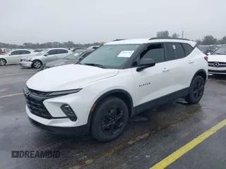 2023 Chevrolet Blazer LT with VIN 3GNKBCR48PS215159, listed as a IAAI auction lot 41397763 with 18,517 mi miles and . Bid and sale history available at DreamBid. Image 2.