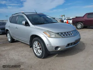 2006 Nissan Murano SL with VIN JN8AZ08W46W504676, listed as a IAAI auction lot 41620169 with 177,434 mi miles. Bid and sale history available at carsss.com. Image 1.