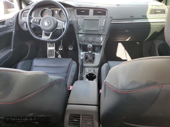 2017 Volkswagen Golf GTI Autobahn with VIN 3VW547AU6HM035846, listed as a Copart auction lot 66431024 with 53,711 mi miles and Salvage Title. Bid and sale history available at carsss.com. Image 8.