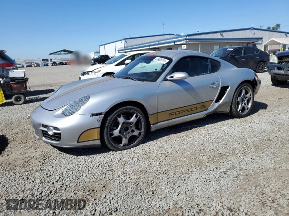 2007 Porsche 718 Cayman z VIN WP0AA29817U760642, wystawiony jako Copart lot #43905015 z przebiegiem Nie podano mil oraz Szkoda całkowita • Salvage title. Historia ofert i sprzedaży dostępna na DreamBid. Obrazek 1.