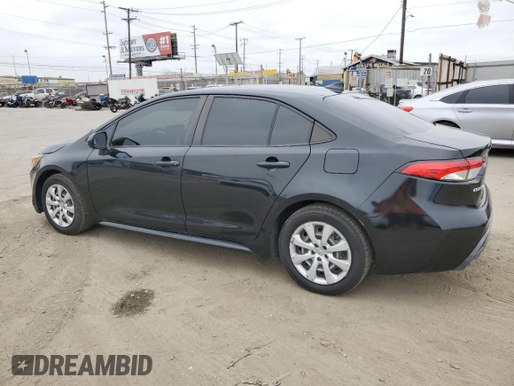 2022 Toyota Corolla LE with VIN JTDEPMAE5NJ215149, listed as a Copart auction lot 55515325 with 107,990 mi miles and Salvage Title. Bid and sale history available at carsss.com. Image 2.