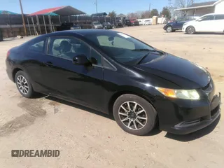 2013 Honda Civic Cpe LX with VIN 2HGFG3B51DH520775, listed as a IAAI auction lot 41853604 with 219,336 mi miles. Bid and sale history available at carsss.com. Image 1.