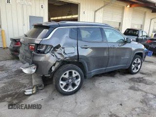 2018 Jeep Compass Limited with VIN 3C4NJDCB2JT501595, listed as a Copart auction lot 44730255 with 39,212 mi miles and Clean Title. Bid and sale history available at carsss.com. Image 3.