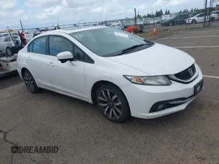 2015 Honda Civic Sedan EX-L with VIN 19XFB2F90FE253261, listed as a IAAI auction lot 41905962 with 146,441 mi miles. Bid and sale history available at carsss.com. Image 1.