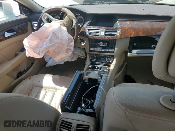 2014 Mercedes-Benz CLS-Class CLS 550 with VIN WDDLJ7DB9EA113127, listed as a Copart auction lot 69820124 with 0 mi miles and Salvage Title. Bid and sale history available at carsss.com. Image 8.