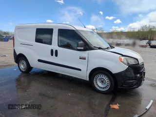 2016 Ram ProMaster City Cargo Tradesman with VIN ZFBERFAT3G6C46058, listed as a Copart auction lot 54780365 with 65,177 mi miles and Salvage Title. Bid and sale history available at DreamBid. Image 4.