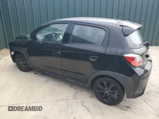 2024 Mitsubishi Mirage Black Edition with VIN ML32AWHJ5RH006531, listed as a Copart auction lot 56031835 with 6,800 mi miles and Clean title. Bid and sale history available at DreamBid. Image 2.