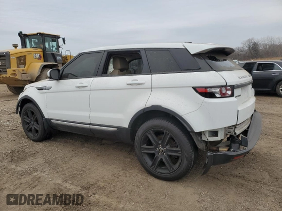 2013 Land Rover Range Rover Evoque Pure with VIN SALVN2BG5DH801200, listed as a Copart auction lot 44998345 with 150,388 mi miles and Salvage Title. Bid and sale history available at carsss.com. Image 2.