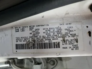 1997 Toyota 4Runner Limited with VIN JT3HN87RXV0097677, listed as a Copart auction lot 82172844 with 241,649 mi miles and Salvage Title. Bid and sale history available at carsss.com. Image 14.