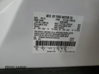 2018 Ford Explorer с VIN 1FM5K7BH0JGC96332, выставлен на аукционе Copart как лот 81731894 с пробегом 92 149 миль миль и Списание • Salvage title. История ставок и продаж доступна на DreamBid. Изображение 15.