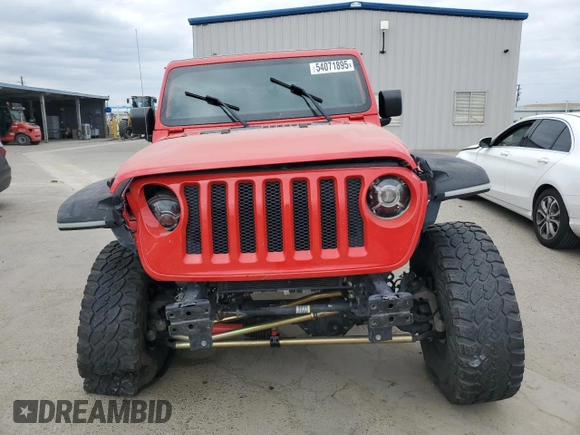 2018 Jeep Wrangler Unlimited Sport S z VIN 1C4HJXDG8JW132289, wystawiony jako Copart lot #54071895 z przebiegiem 88 345 mil mil oraz Szkoda całkowita • Salvage title. Historia ofert i sprzedaży dostępna na DreamBid. Obrazek 5.