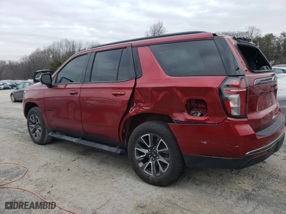 2021 Chevrolet Tahoe Z71 with VIN 1GNSKPKD1MR388747, listed as a Copart auction lot 72504172 with 24,108 mi miles. Bid and sale history available at carsss.com. Image 2.