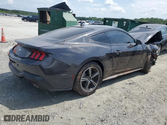 2024 Ford Mustang EcoBoost with VIN 1FA6P8TH7R5138503, listed as a Copart auction lot 55249985 with 18,714 mi miles and Salvage title. Bid and sale history available at DreamBid. Image 3.
