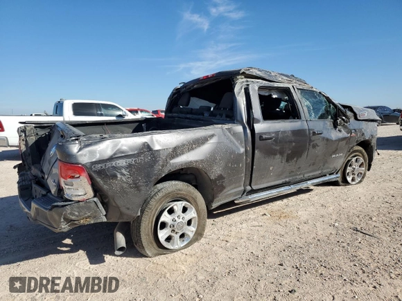 2020 Ram 2500 Big Horn with VIN 3C6UR5DL1LG115318, listed as a Copart auction lot 77045494 with Not provided miles and Salvage title. Bid and sale history available at DreamBid. Image 3.