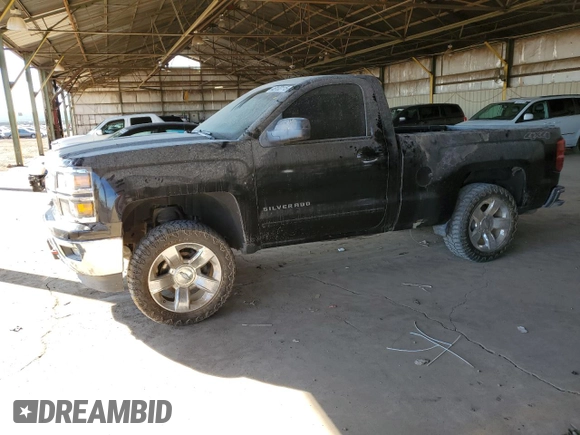 2015 Chevrolet Silverado 1500 LT with VIN 1GCNKREC3FZ257746, listed as a Copart auction lot 46103115 with 61,192 mi miles and Salvage Title. Bid and sale history available at carsss.com. Image 1.