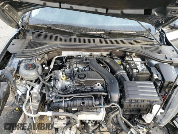 2024 Volkswagen Jetta SE with VIN 3VW7M7BU7RM020488, listed as a Copart auction lot 48544855 with 16,499 mi miles and Salvage title. Bid and sale history available at DreamBid. Image 12.