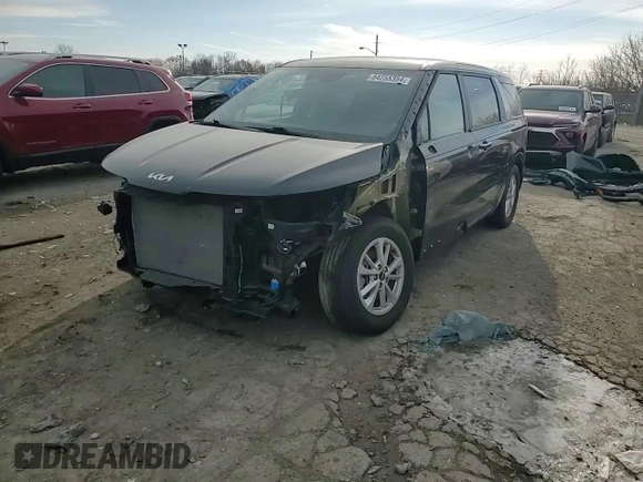 2024 Kia Carnival LX with VIN KNDNB4H38R6387168, listed as a Copart auction lot 84255354 with 7,884 mi miles and Salvage Title. Bid and sale history available at carsss.com. Image 12.