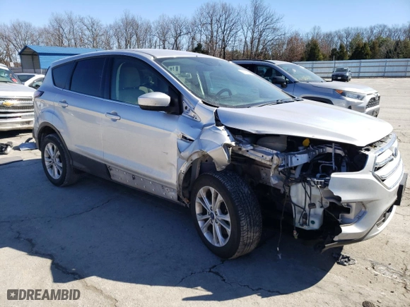 2017 Ford Escape SE with VIN 1FMCU9G95HUC35844, listed as a Copart auction lot 46895215 with 93,145 mi miles and Salvage Title. Bid and sale history available at carsss.com. Image 4.