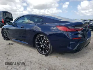 2020 BMW 8 Series 840i with VIN WBAAE2C00LBP62036, listed as a Copart auction lot 59505894 with 32,598 mi miles and Salvage Title. Bid and sale history available at carsss.com. Image 2.