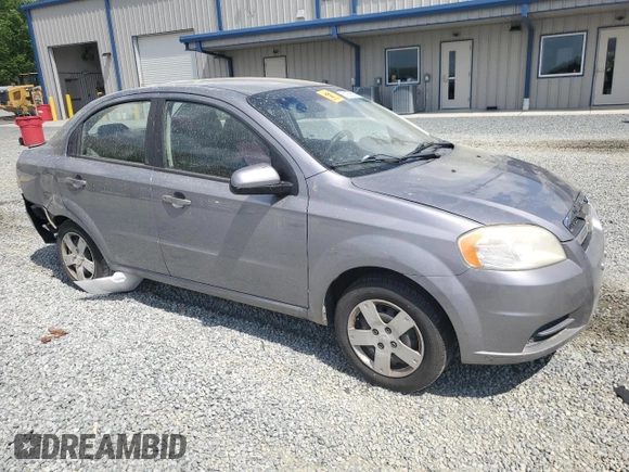 2010 Chevrolet Aveo 1LT with VIN KL1TD5DE5AB124590, listed as a Copart auction lot 51939505 with 156,211 mi miles and Salvage Title. Bid and sale history available at DreamBid. Image 4.