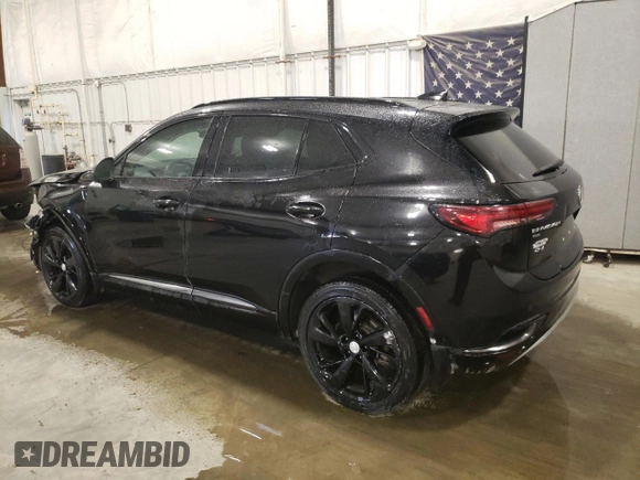 2021 Buick Envision Preferred with VIN LRBFZMR4XMD178802, listed as a Copart auction lot 41634635 with 100,839 mi miles and Salvage Title. Bid and sale history available at carsss.com. Image 2.