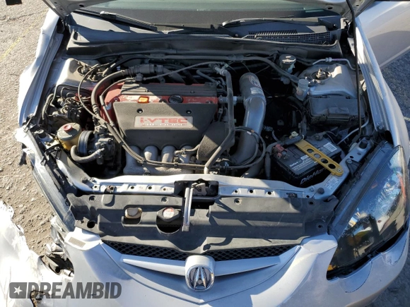 2002 Acura RSX Type S with VIN JH4DC53042C020379, listed as a Copart auction lot 46705055 with 143,245 mi miles and Salvage Title. Bid and sale history available at carsss.com. Image 12.
