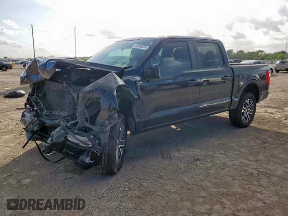 2021 Ford F-150 XL with VIN 1FTFW1E50MFB62183, listed as a Copart auction lot 60079265 with 151,203 mi miles and Salvage title. Bid and sale history available at DreamBid. Image 1.