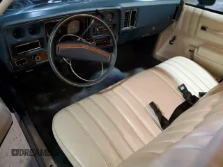 1976 Chevrolet Monte Carlo with VIN 1H57V6D483055, listed as a Copart auction lot 55043985 with 18,625 mi miles and Salvage title. Bid and sale history available at DreamBid. Image 8.