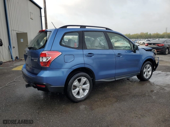 2015 Subaru Forester 2.5i with VIN JF2SJABC9FH823914, listed as a Copart auction lot 50588095 with 128,080 mi miles and Salvage Title. Bid and sale history available at carsss.com. Image 3.