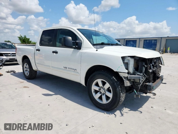 2011 Nissan Titan SV with VIN 1N6AA0ED7BN303938, listed as a Copart auction lot 61661175 with 138,098 mi miles and Salvage title. Bid and sale history available at DreamBid. Image 4.