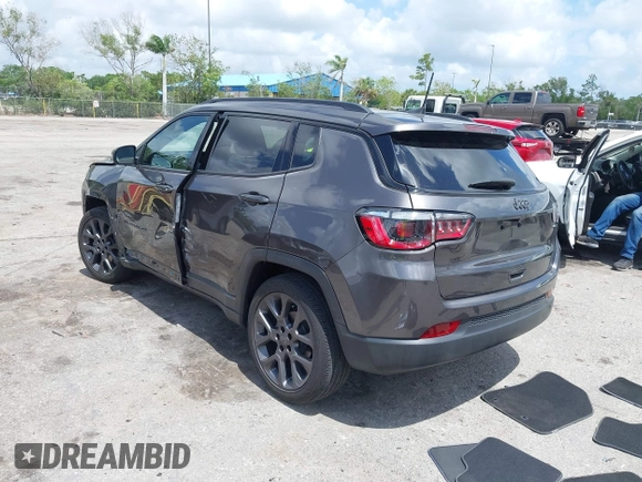 2021 Jeep Compass 80th Anniversary with VIN 3C4NJCEB6MT581320, listed as a IAAI auction lot 41946150 with 16,144 mi miles and . Bid and sale history available at carsss.com. Image 3.
