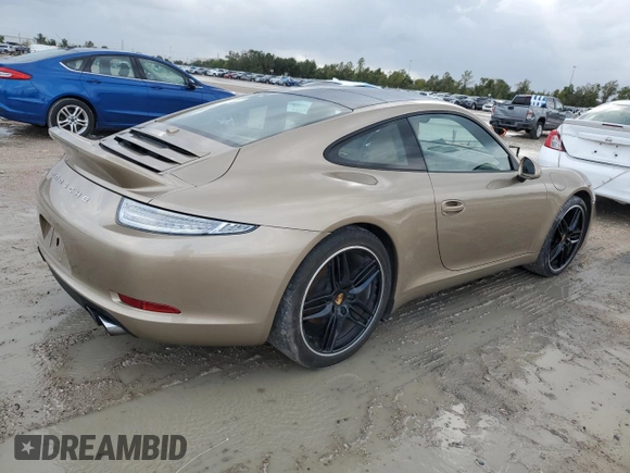2014 Porsche 911 Carrera with VIN WP0AA2A90ES107197, listed as a Copart auction lot 79362794 with 0 mi miles and Salvage Title. Bid and sale history available at carsss.com. Image 3.