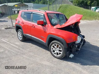 2019 Jeep Renegade Latitude with VIN ZACNJBBB3KPJ94756, listed as a IAAI auction lot 42424560 with Not provided miles and . Bid and sale history available at DreamBid. Image 1.