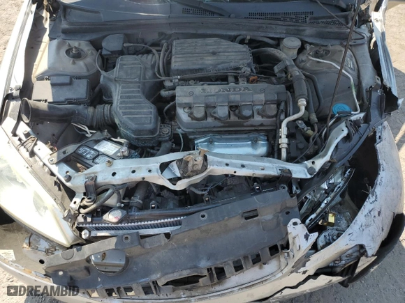2003 Honda Civic LX with VIN 2HGES16693H580433, listed as a Copart auction lot 69686534 with 142,678 mi miles and Salvage Title. Bid and sale history available at carsss.com. Image 11.