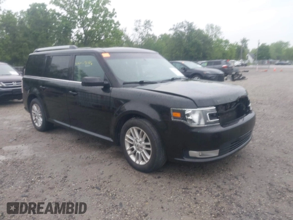 2014 Ford Flex SEL z VIN 2FMHK6C89EBD00168, wystawiony jako IAAI lot #42289106 z przebiegiem 158 598 mil mil oraz . Historia ofert i sprzedaży dostępna na DreamBid. Obrazek 1.