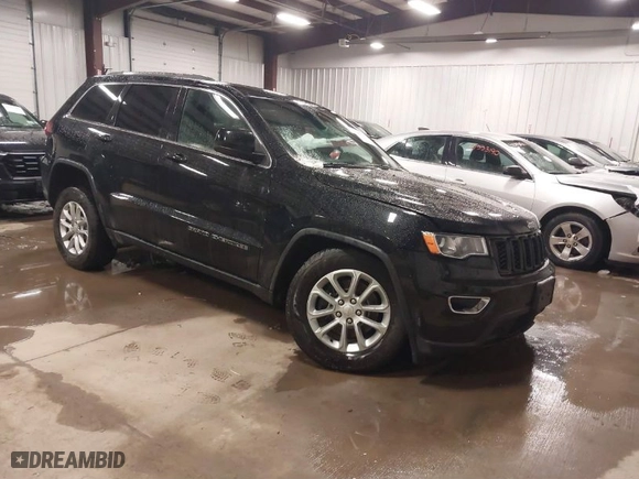 2021 Jeep Grand Cherokee Laredo X with VIN 1C4RJFAG6MC655920, listed as a IAAI auction lot 41491572 with 73,688 mi miles. Bid and sale history available at carsss.com. Image 1.