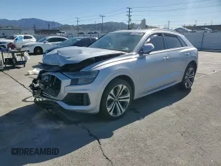 2019 Audi Q8 Prestige with VIN WA1CVAF1XKD026566, listed as a Copart auction lot 48567395 with 49,038 mi miles and Salvage title. Bid and sale history available at DreamBid. Image 11.